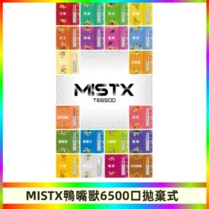 MIST X 鴨嘴獸6500口拋棄式電子煙#台灣現貨#